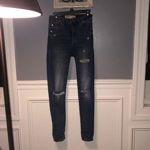 Garage high rise skinny jeans